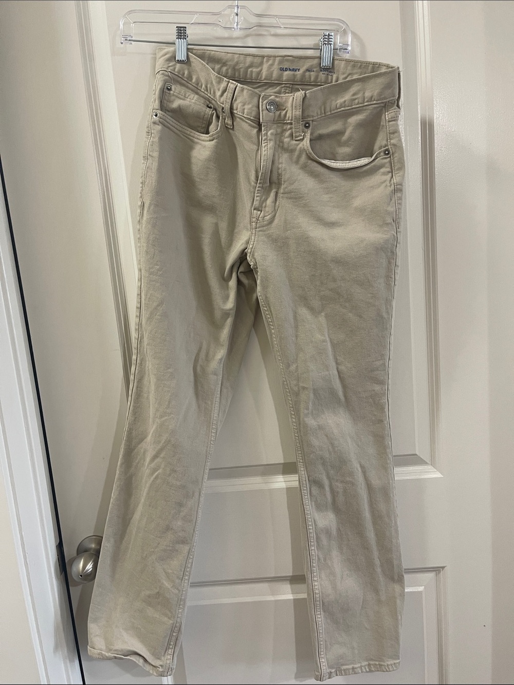 Old Navy Men's Bootcut Jeans — Light Khaki